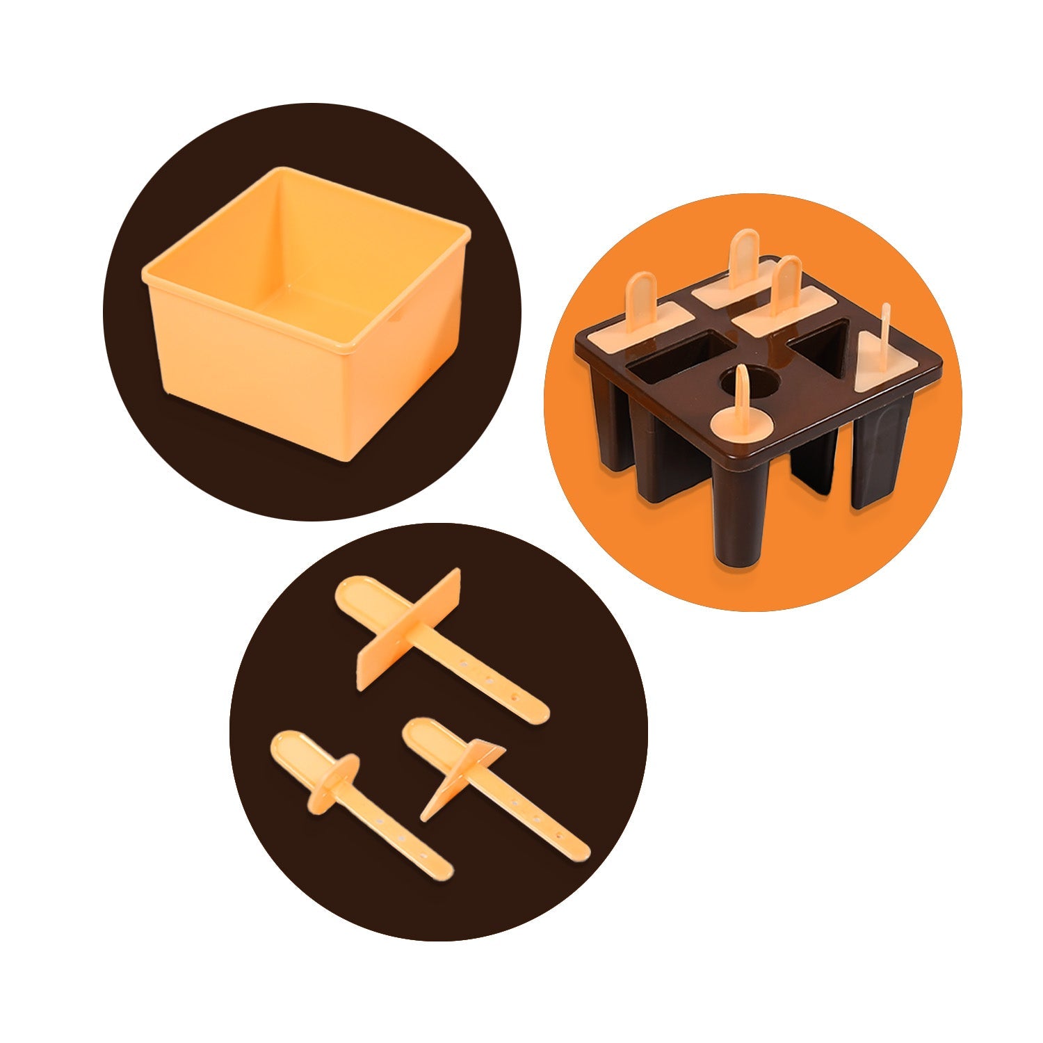6316 Plastic Kulfi Mould, Kulfi Moulds 8 pcs Tray Ice Cream Mould Reusable Frozen Kulfi Maker Popsicle Sticks Lolly Ice Popsicle Candy Mould for Children (pink Color) DeoDap 6316 Plastic Kulfi Mould, Kulfi Moulds 8 pcs Tray Ice Cream Mould Reusable Frozen Kulfi Maker Popsicle Sticks Lolly Ice Popsicle Candy Mould for Children (pink Color) DeoDap